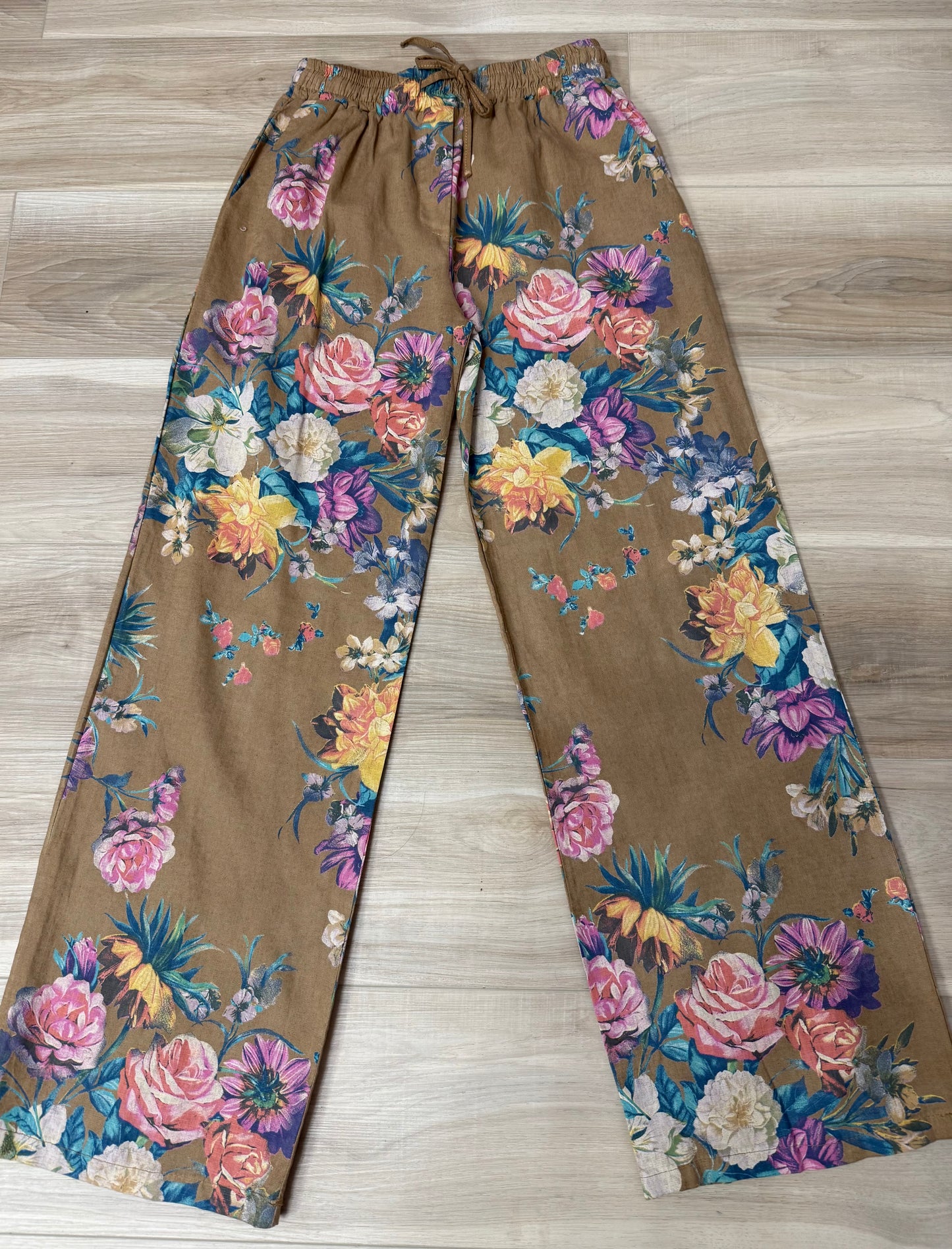 Italian Linen Stamped Trouser