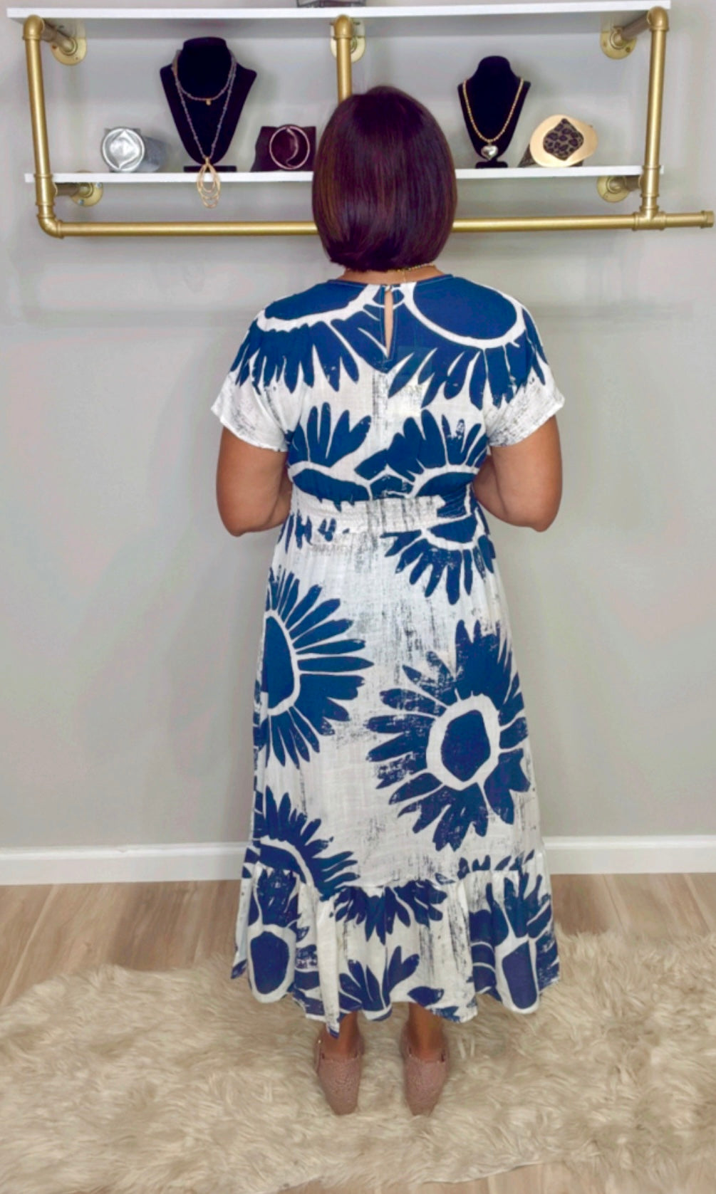 Italian Sun Stamped Dress