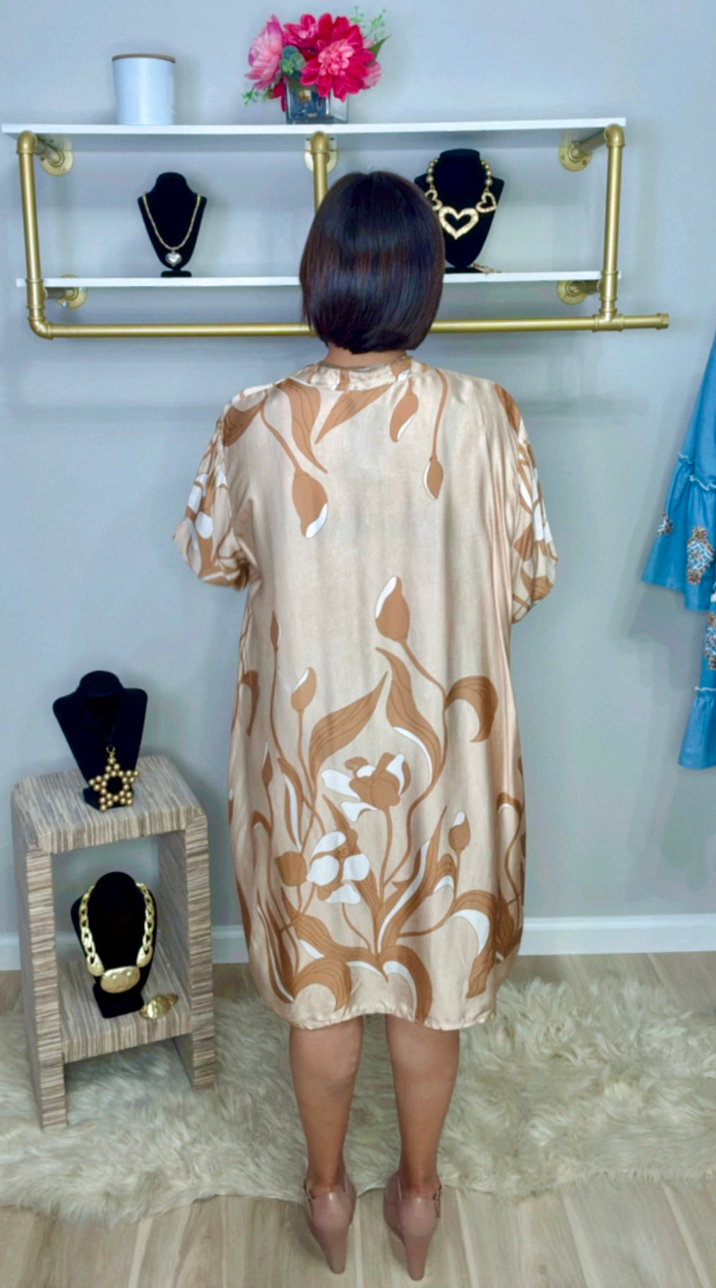 Italian Silk Blusón