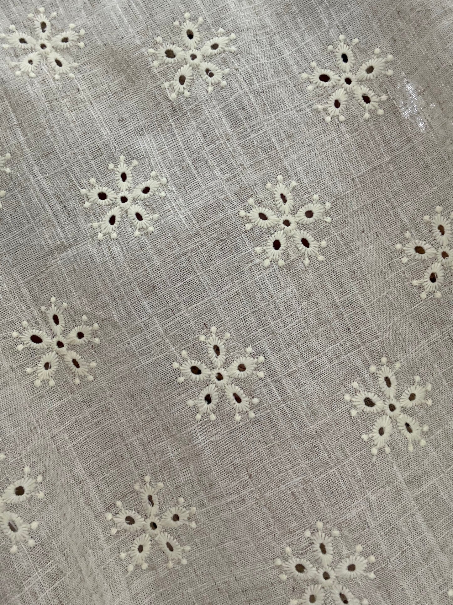 Italian Eyelet Linen Set