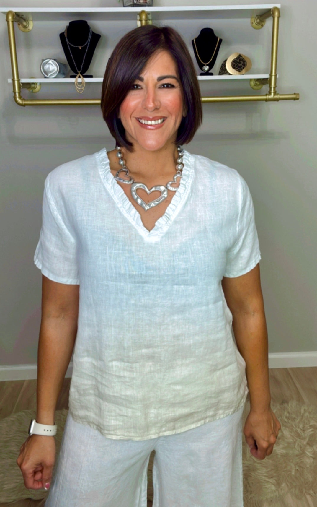 Italian Tie Dye Blouse