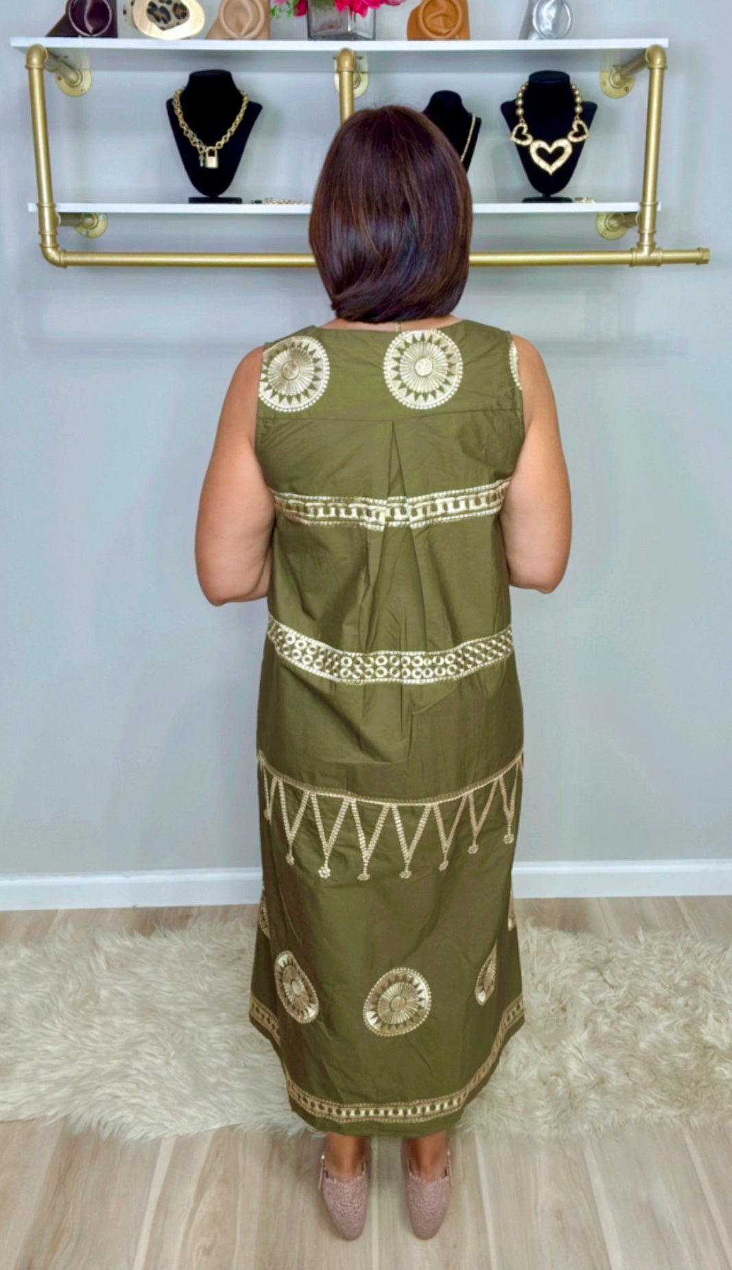 Italian Embroidered Dress