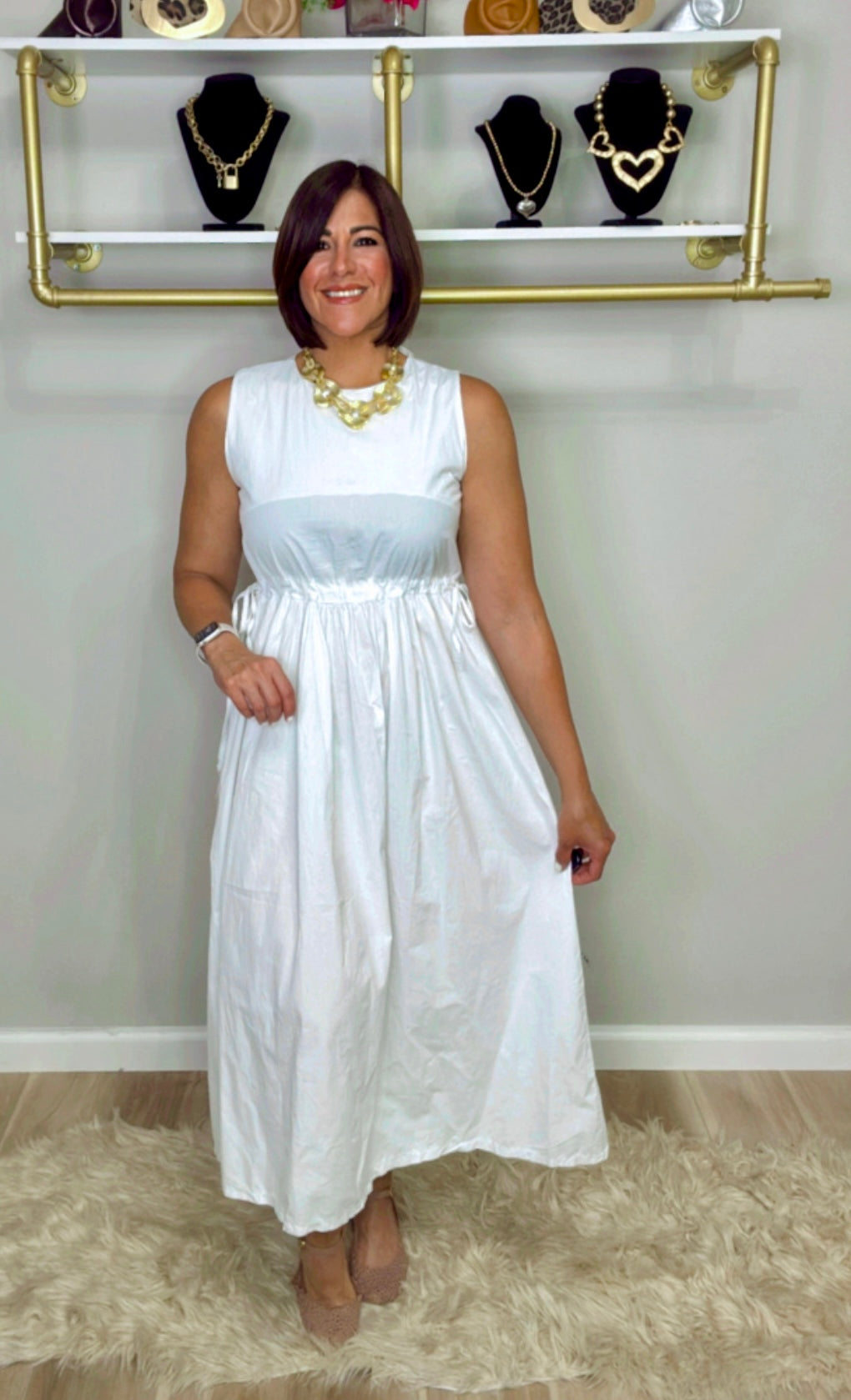 Italian Side Adjustable Dress