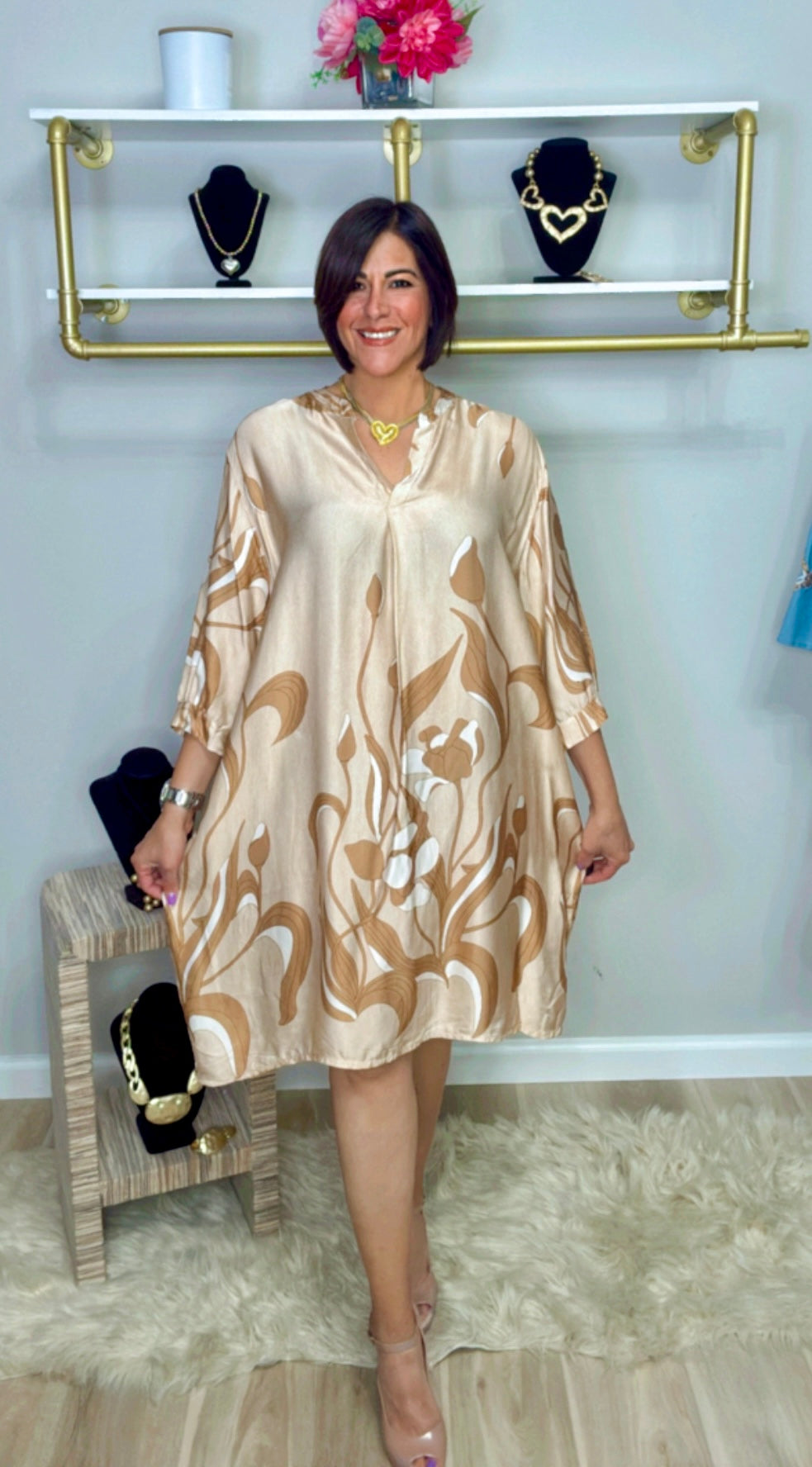Italian Silk Blusón