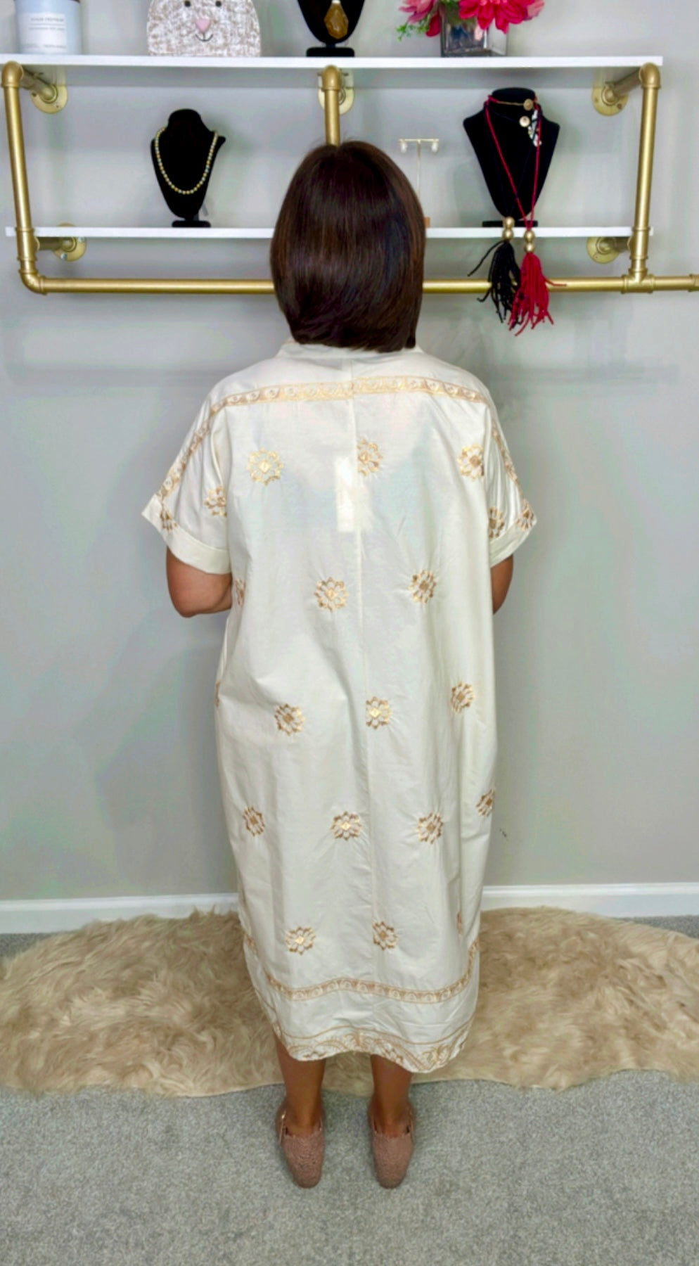 Italian Embroidery Dress Shirt