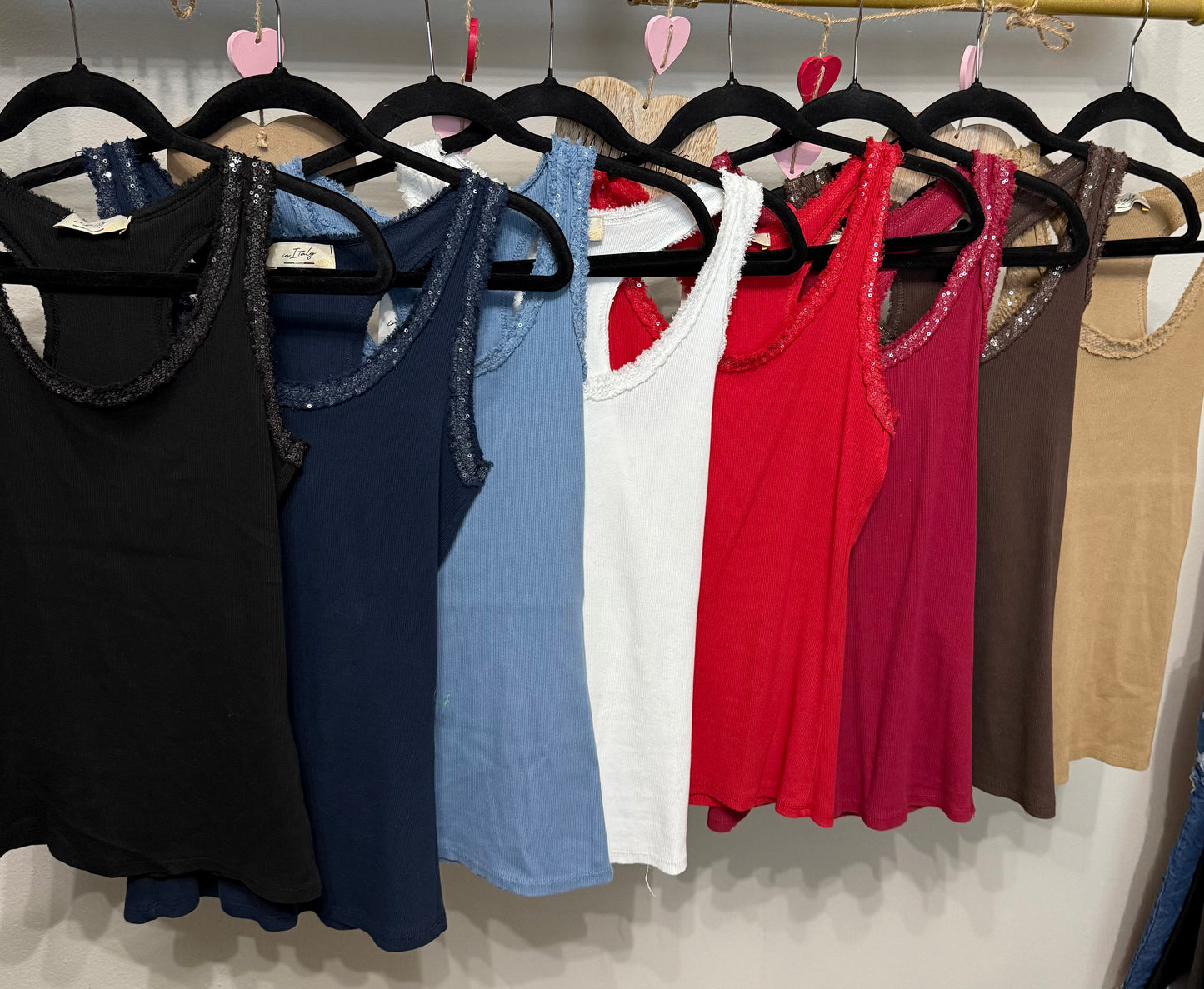 Italian sequins tank top