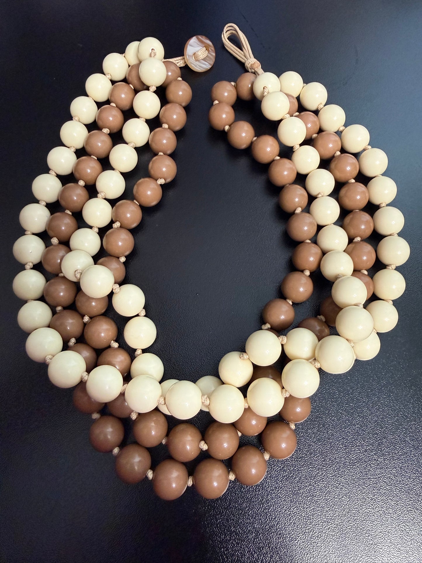 Two Tone Acrylic Necklace