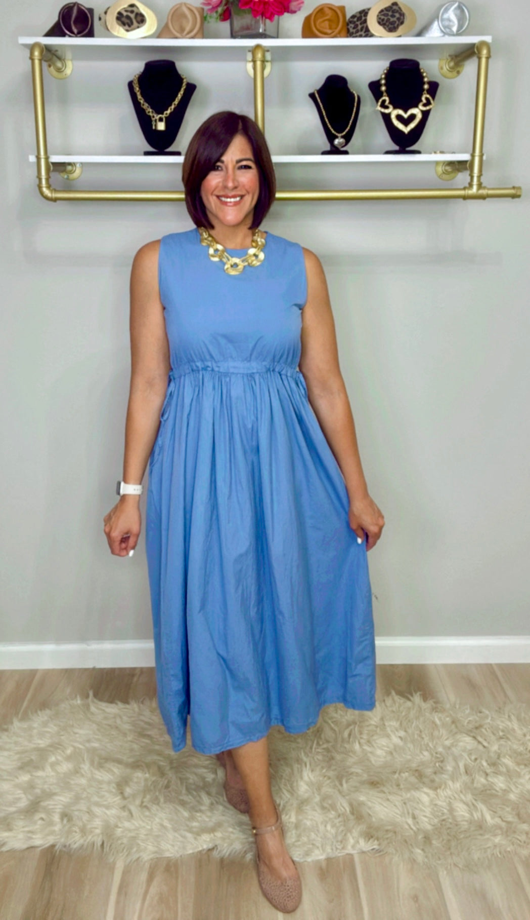 Italian Side Adjustable Dress
