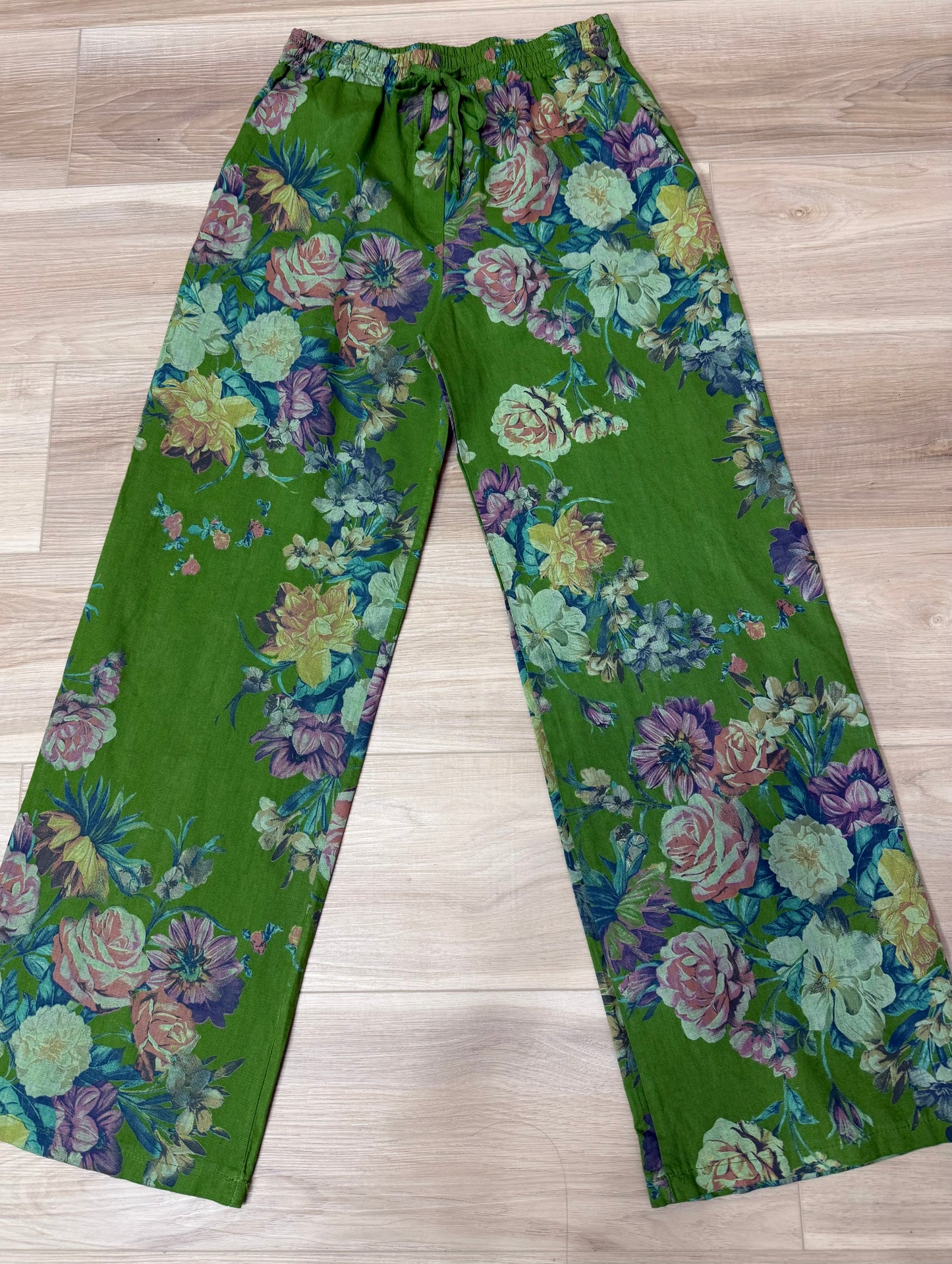 Italian Linen Stamped Trouser