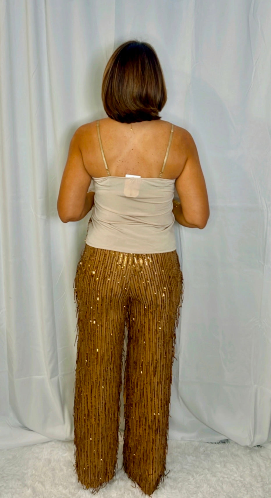 Italian Sequin Tank Top