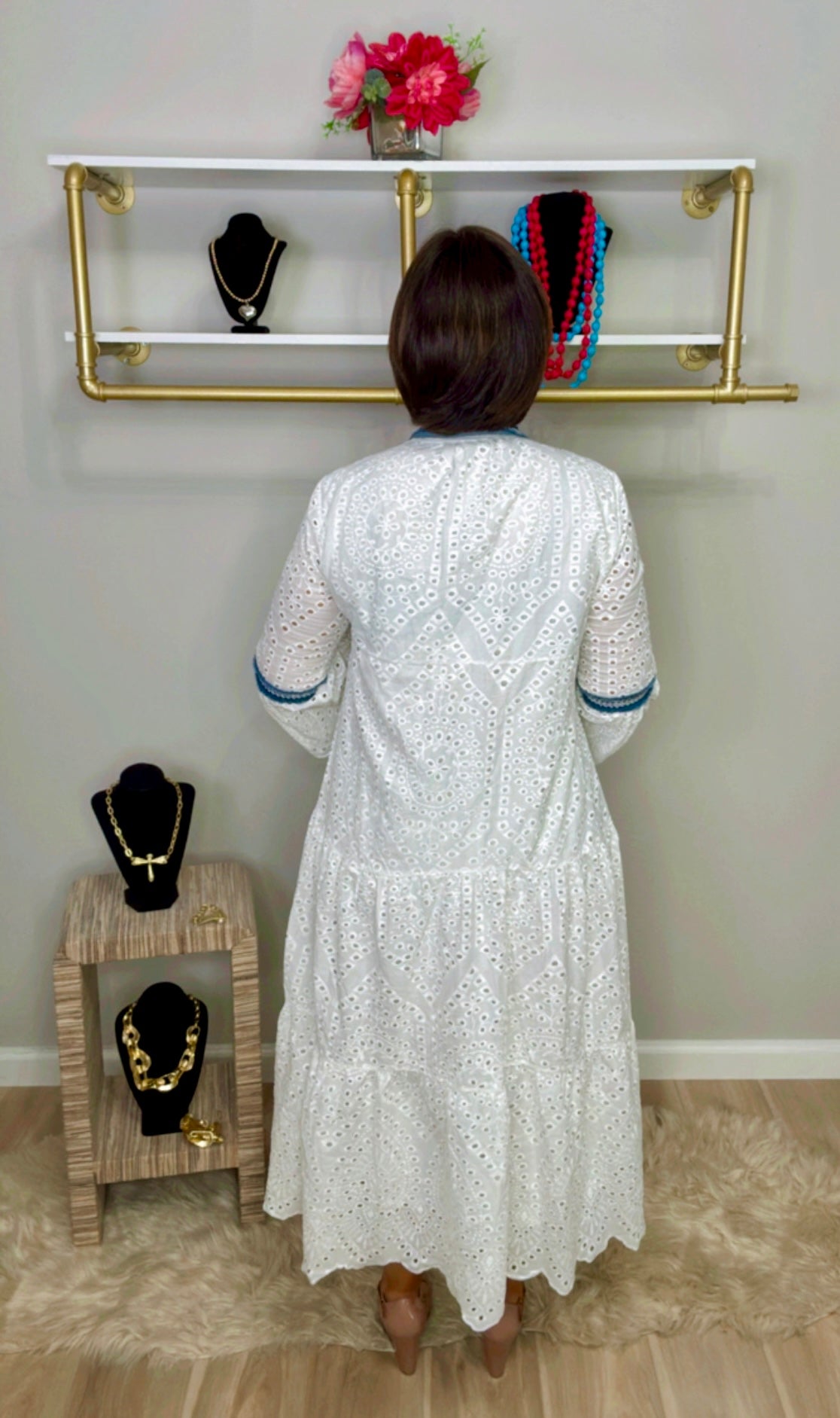 Italian Eyelet dress
