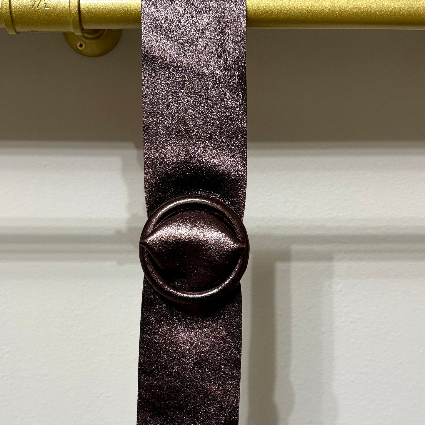 Italian Round Leather Belt