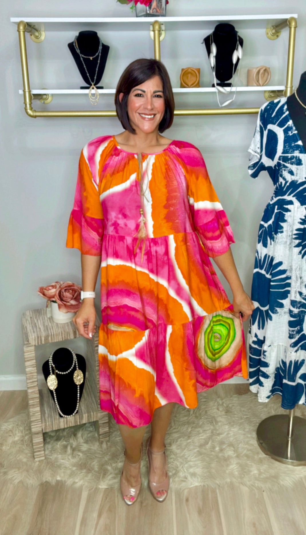 Italian Flowy Midi