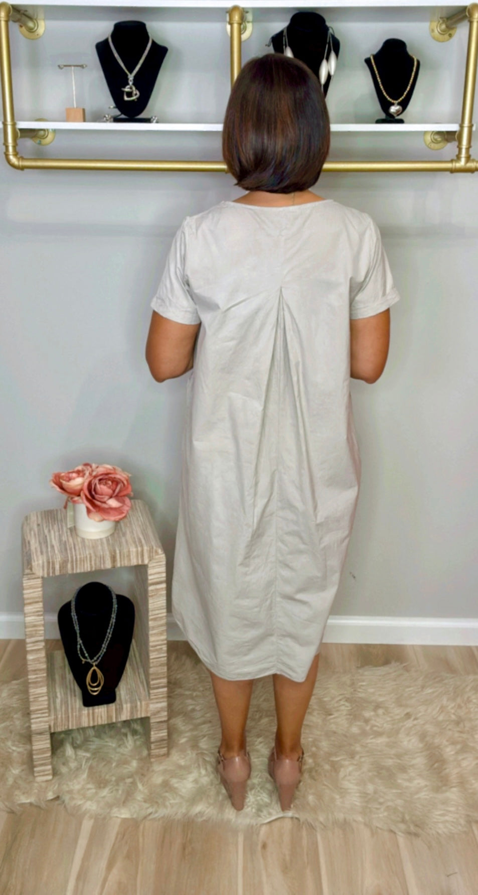 Italian Front Pocket Midi
