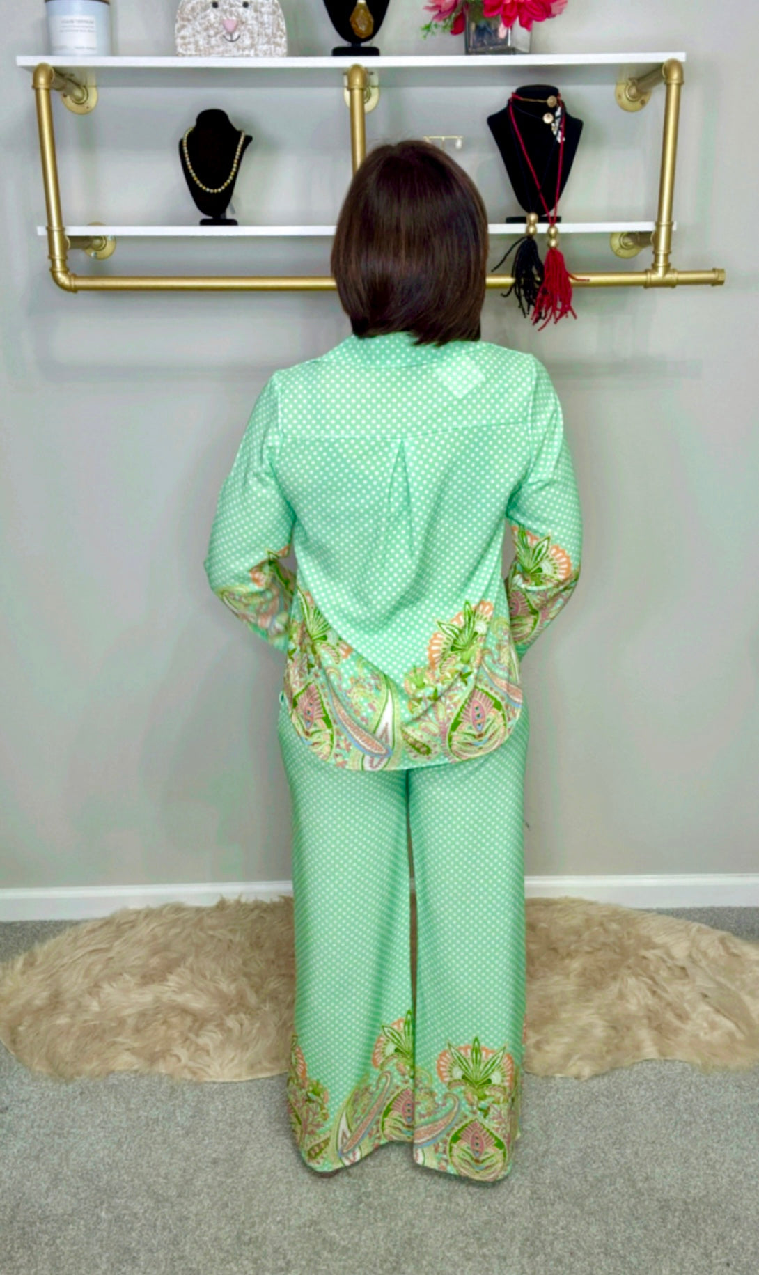 Italian Polka Dots Pant Set