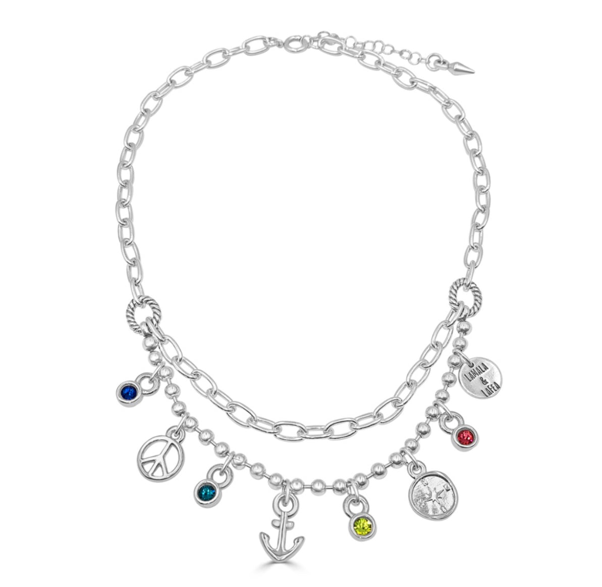 Áncora Swarovski Charm Necklace