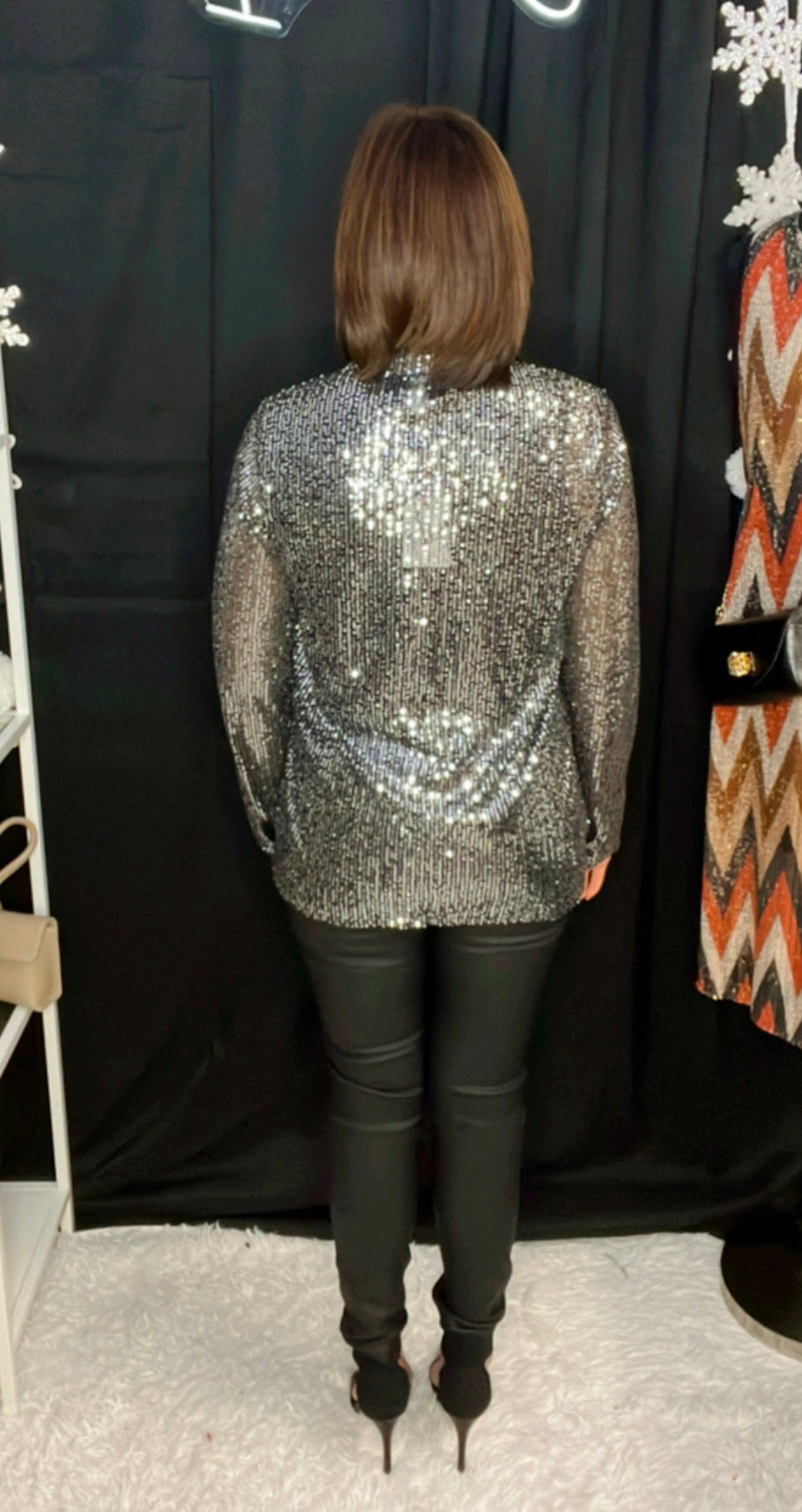 Italian sequin blouse
