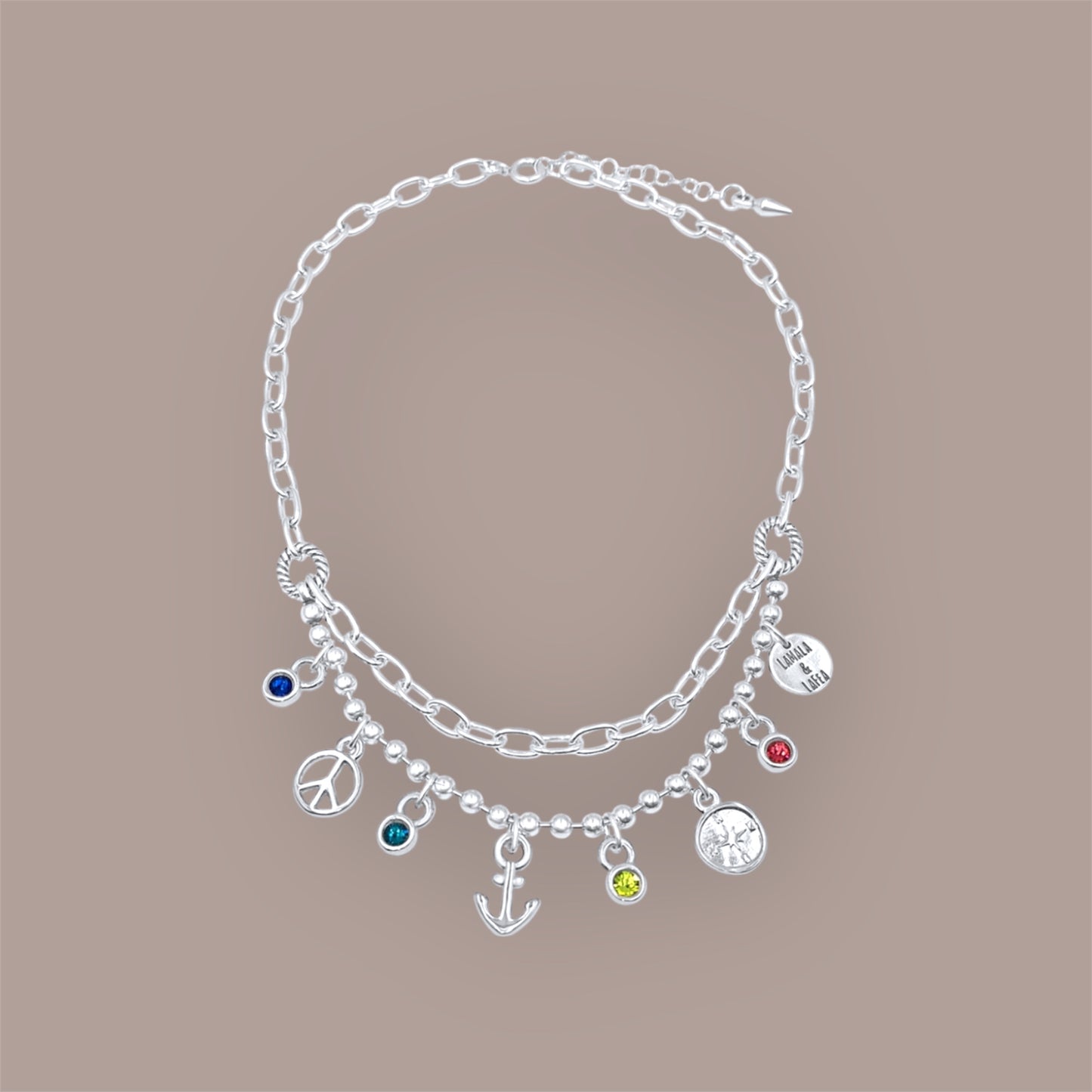 Áncora Swarovski Charm Necklace