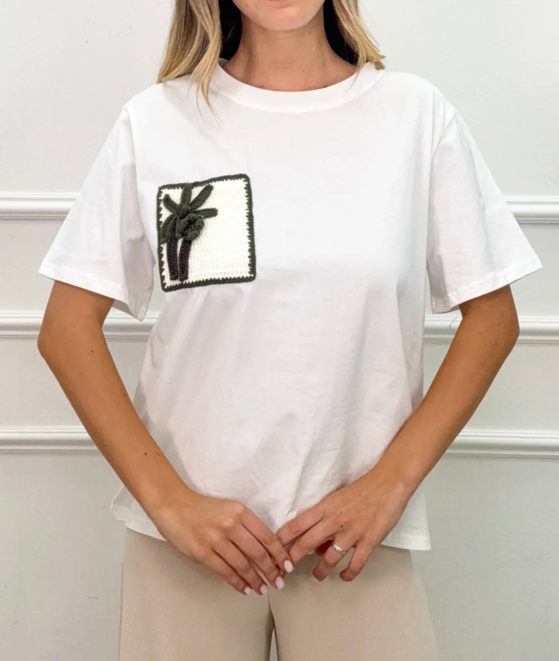 Italian Crochet Detail Blouse