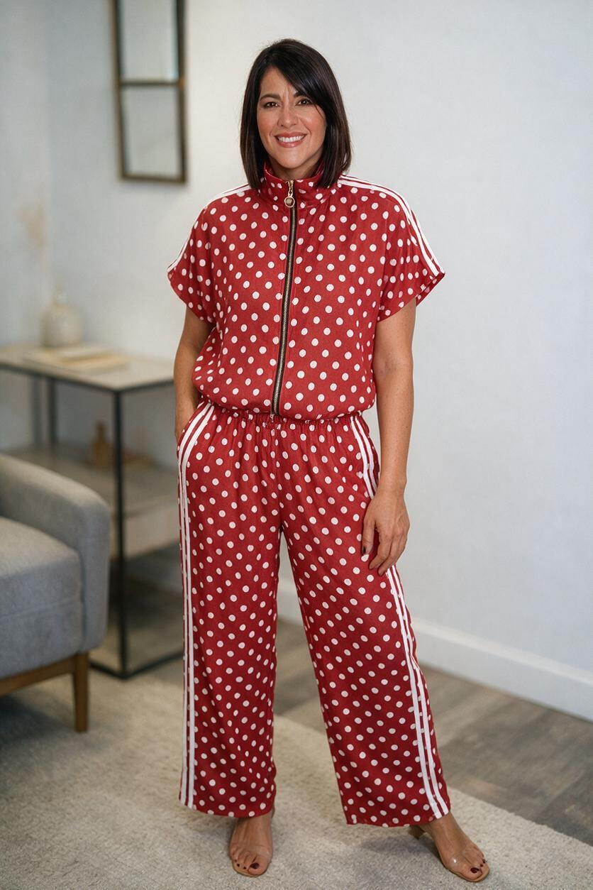 Italian Polka Dots Pant Set