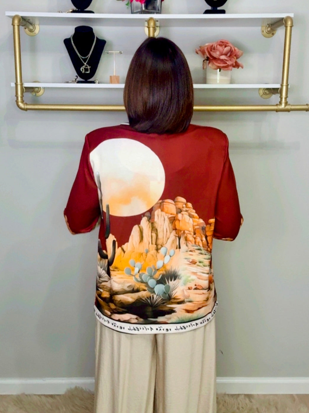 Italian City Stamped Blazer