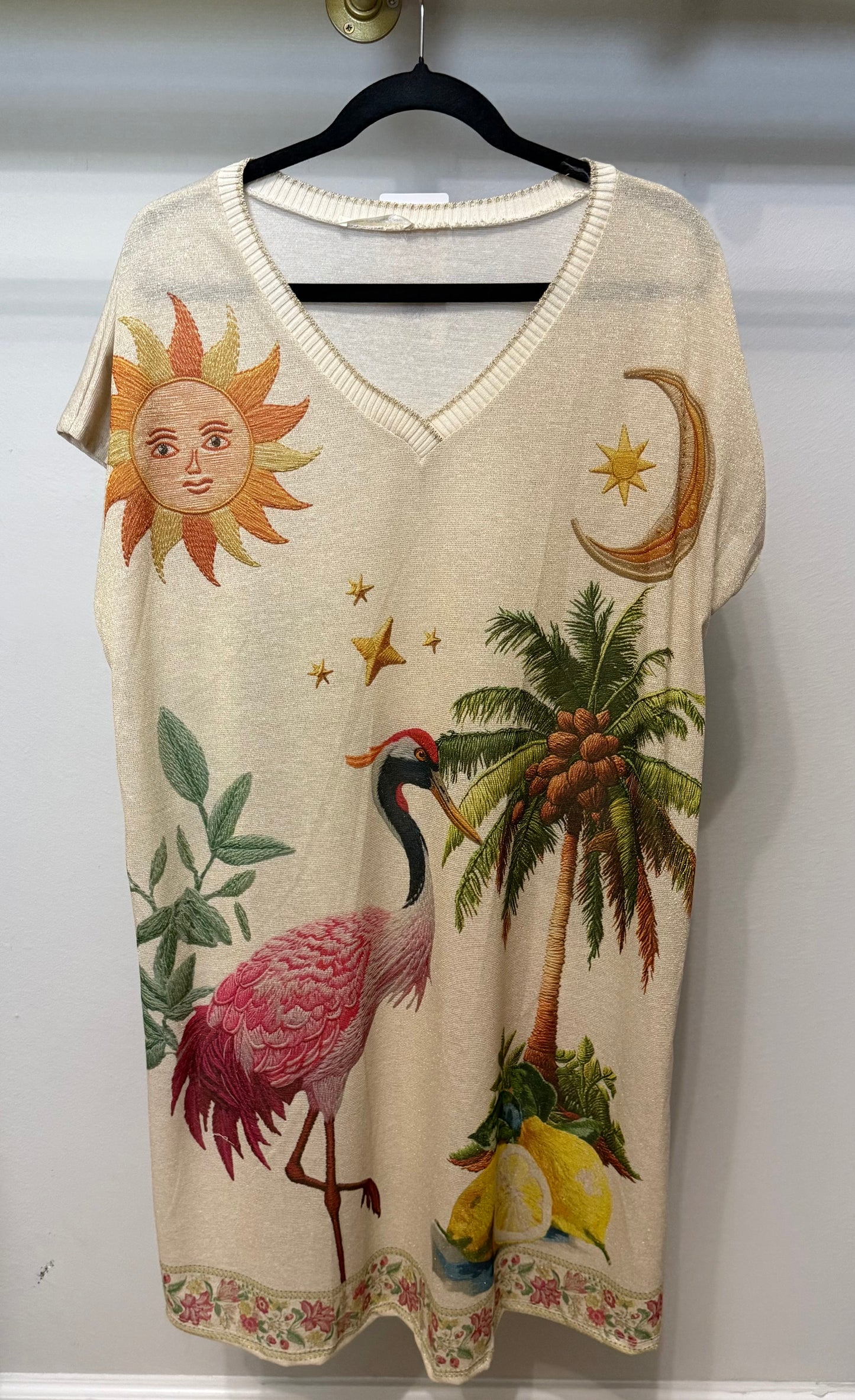 Italian Sun and Moon Short Dress