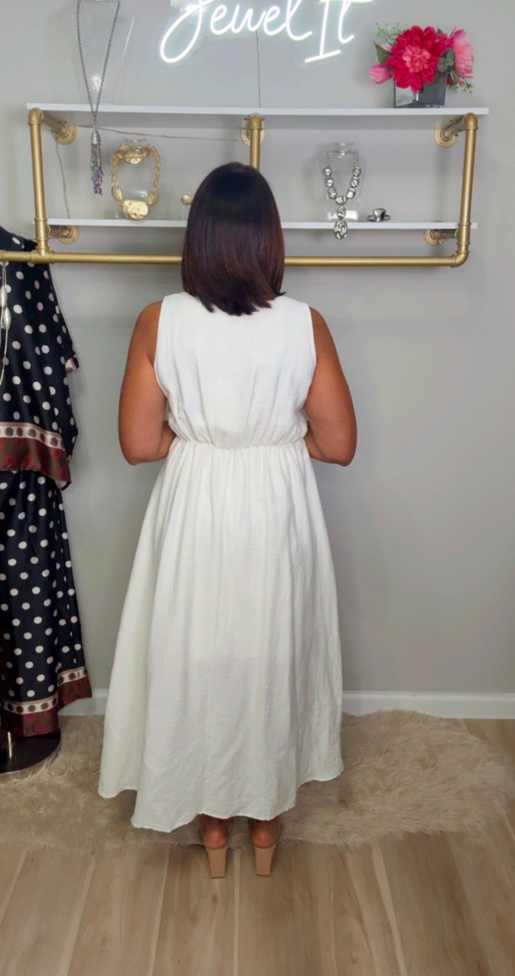 Italian Crochet Flower Maxi
