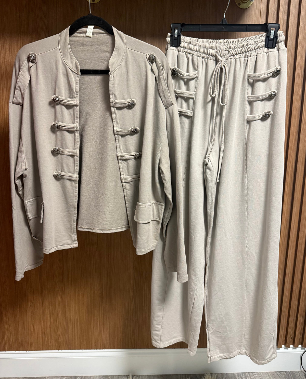 Italian Napoleon Cardigan Set