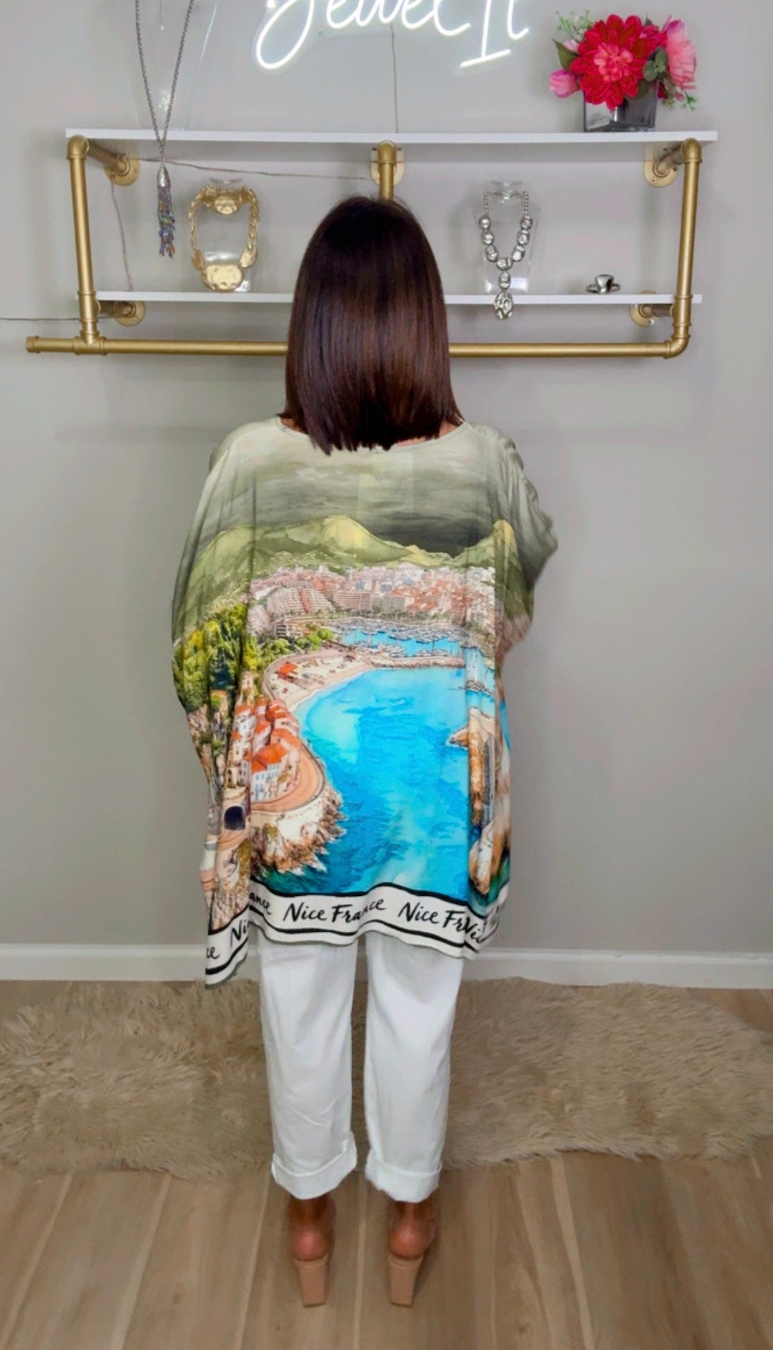 Italian Nice France tunic