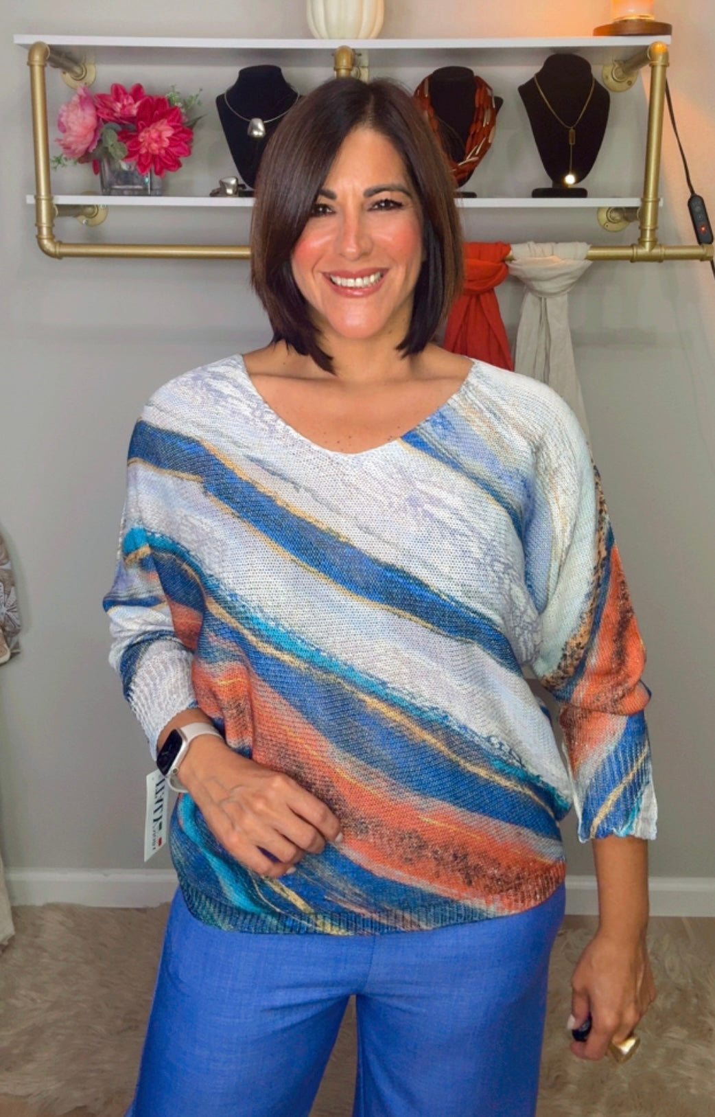 Italian Knit Stamped