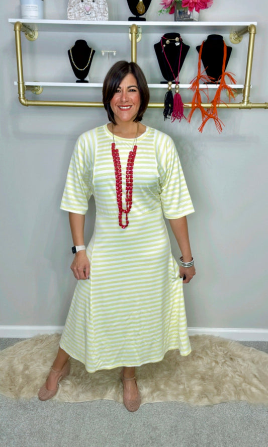 Italian Stripes Midi