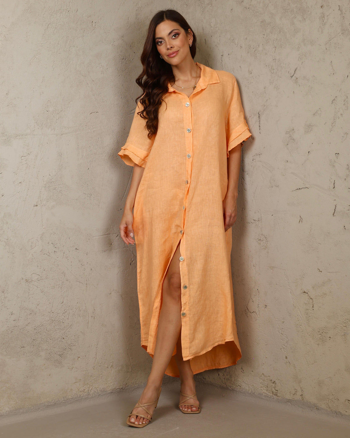 Italian Linen Love Dress Shirt