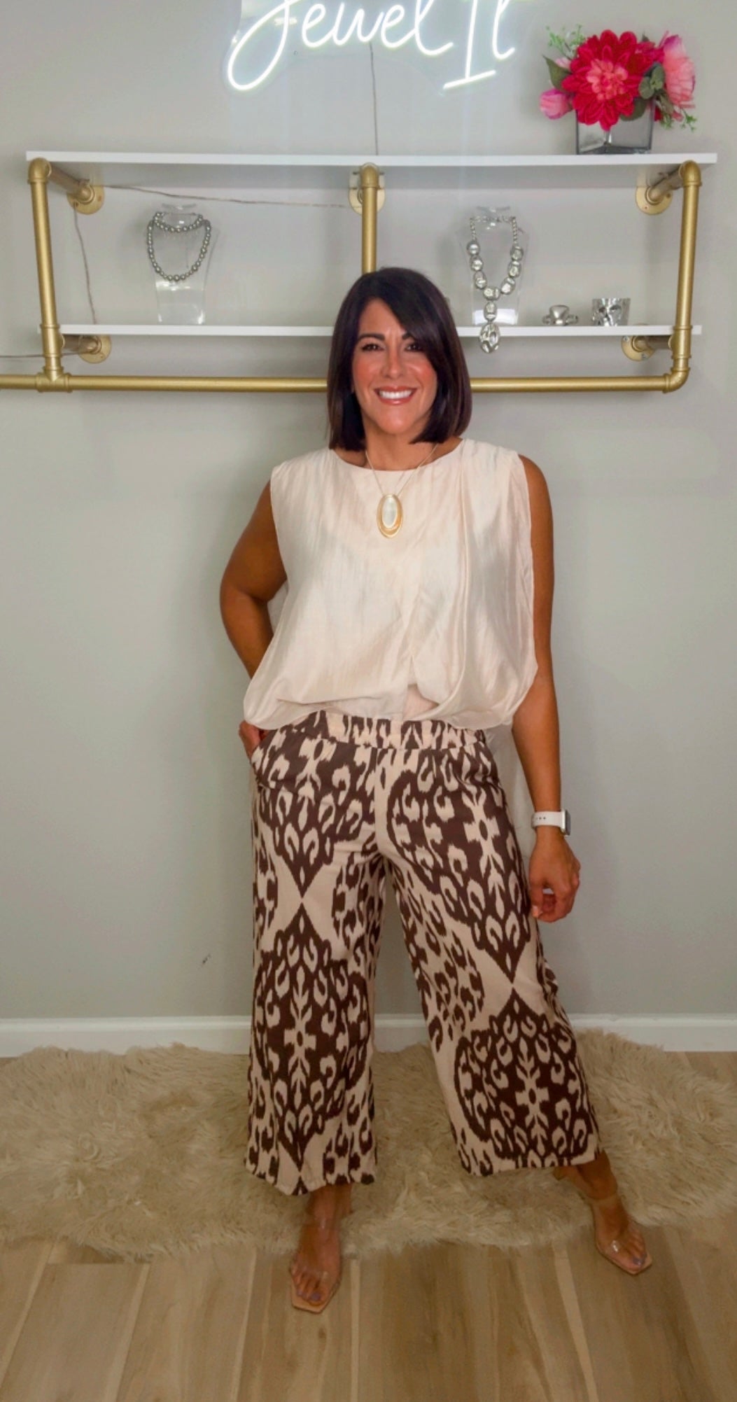 Italian Ankle Stamped Trouser