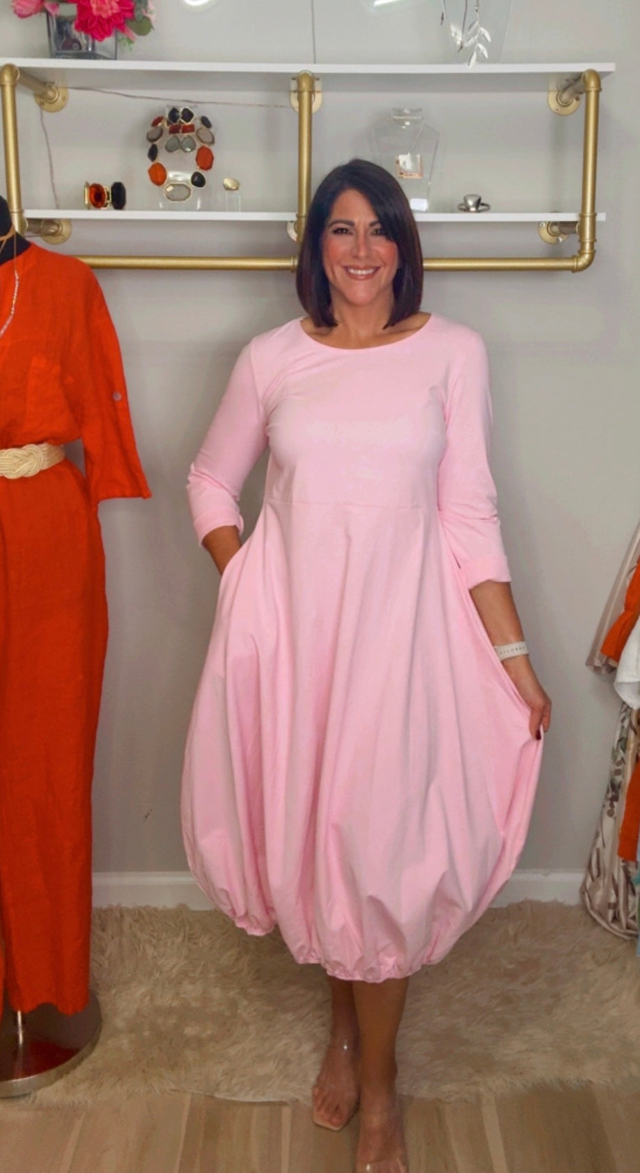 Italian Midi Globe Dress