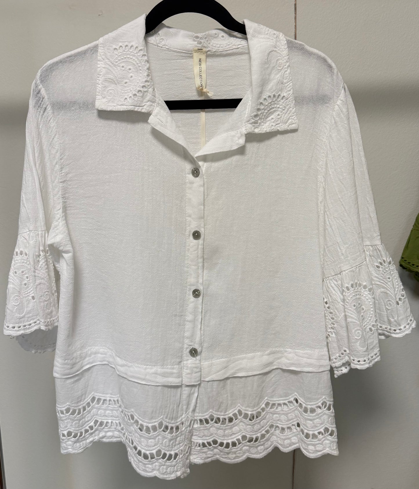 Italian Eyelet Blouse