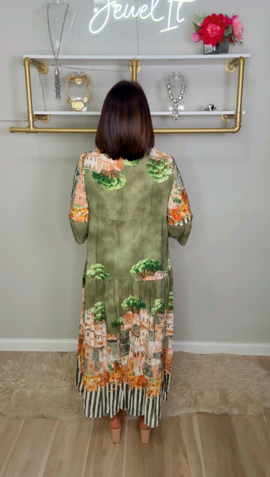 Italian City Stamped Maxi