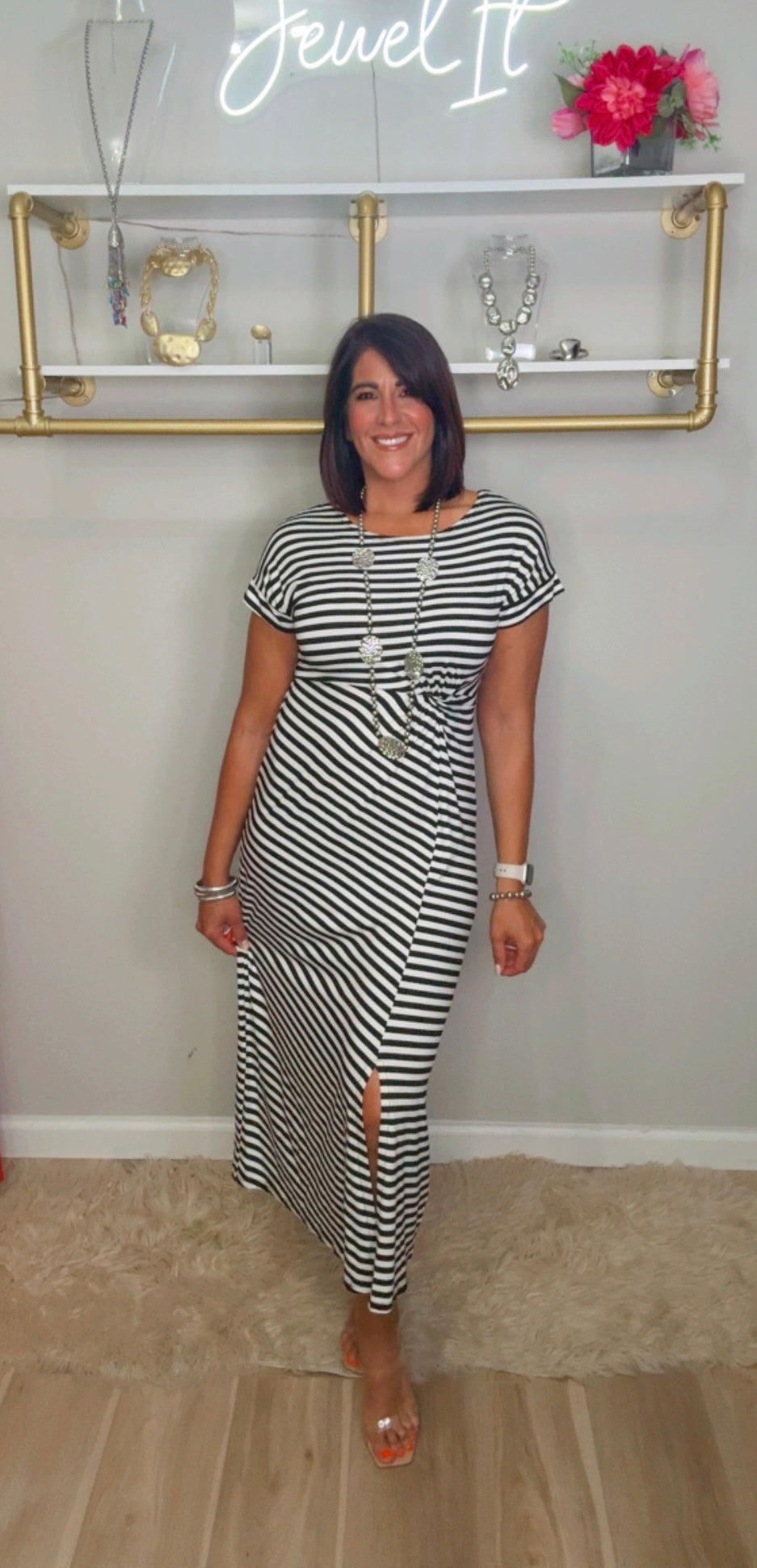 Italian Stripes Dress