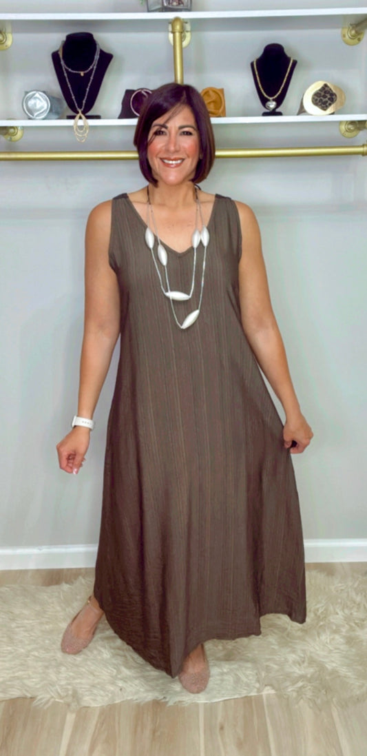 Italian Back Detailed Dress