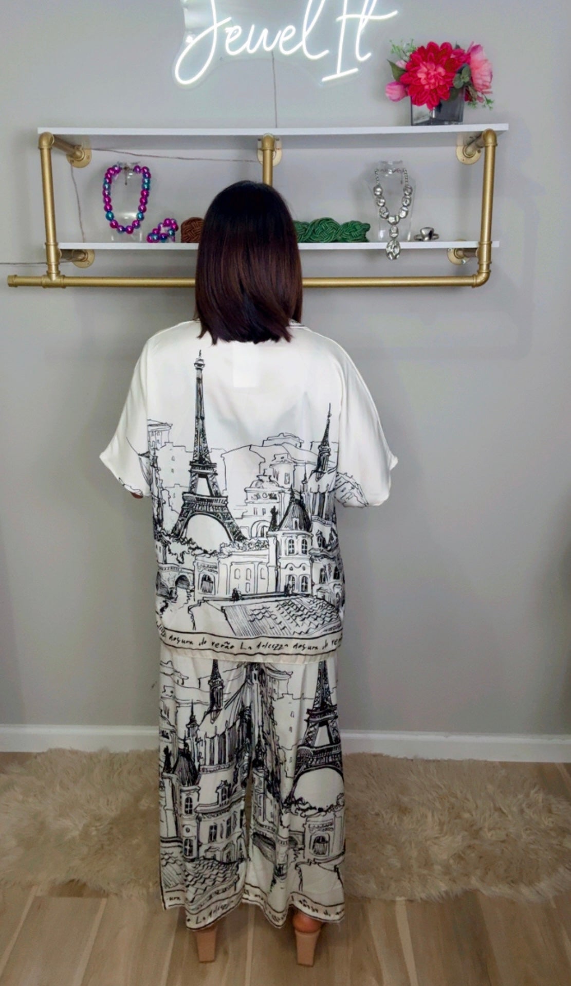 Italian Eiffel Pant Set