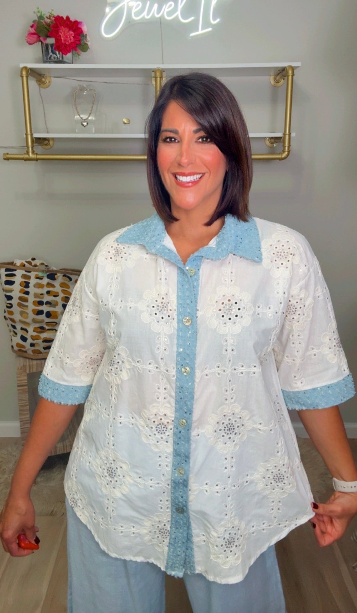 Italian Sequins Tunic