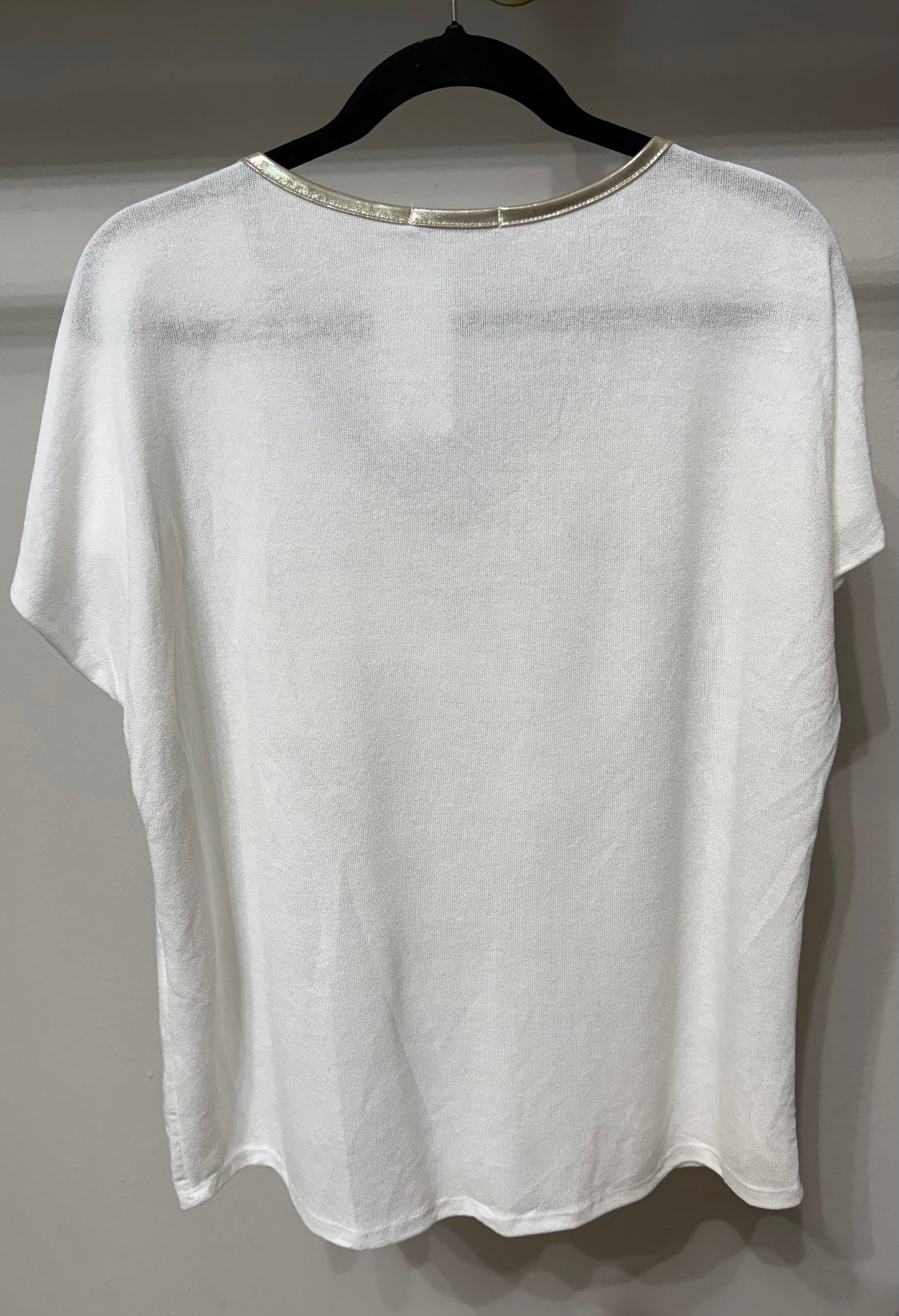 Italian Cow Stamped Heart blouse
