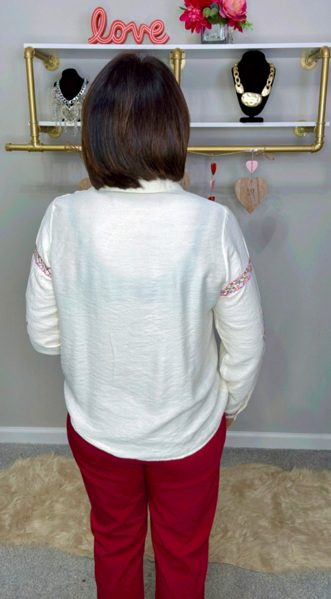 Italian Embroidery Blouse