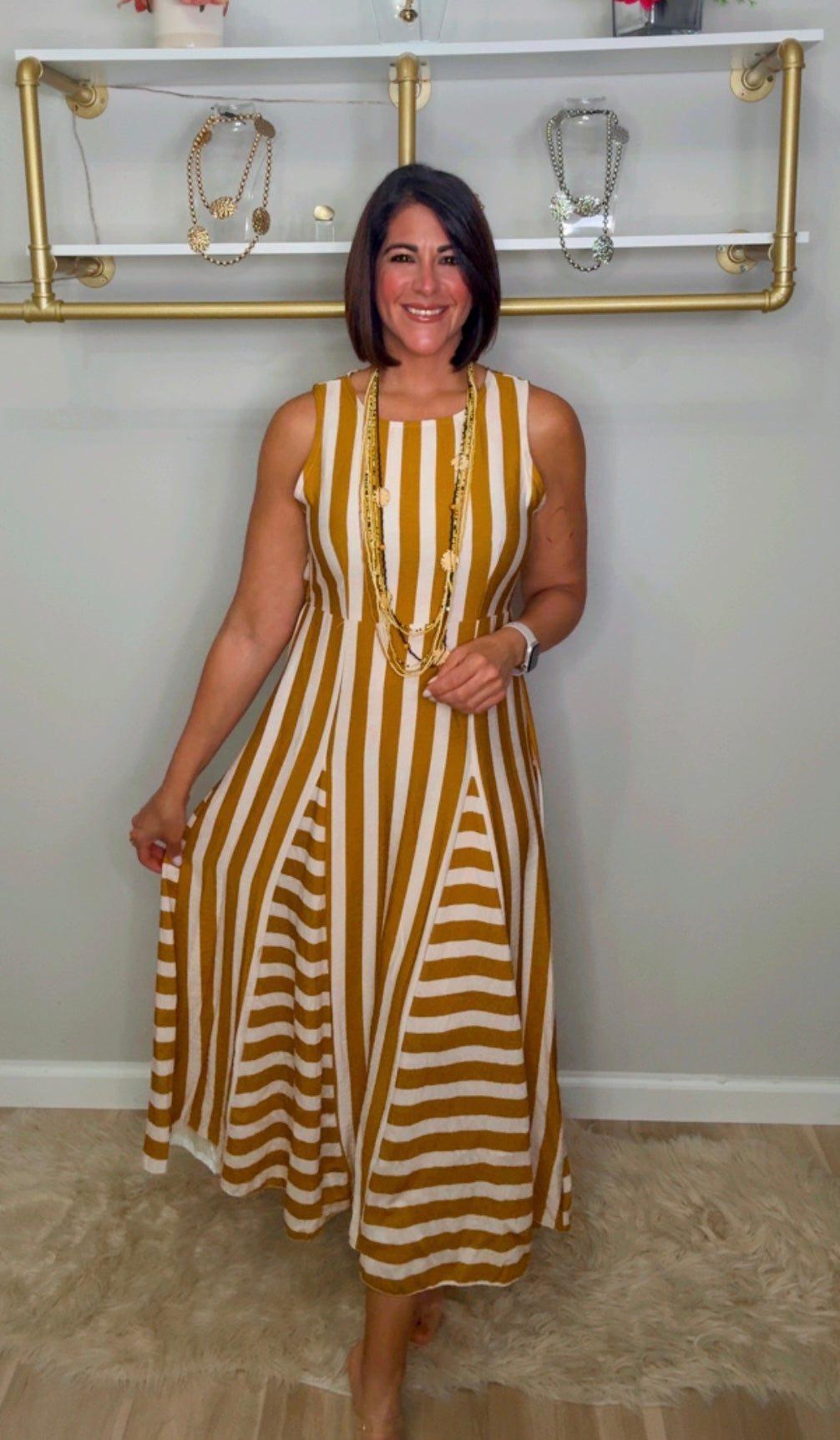 Italian Stripes Dress