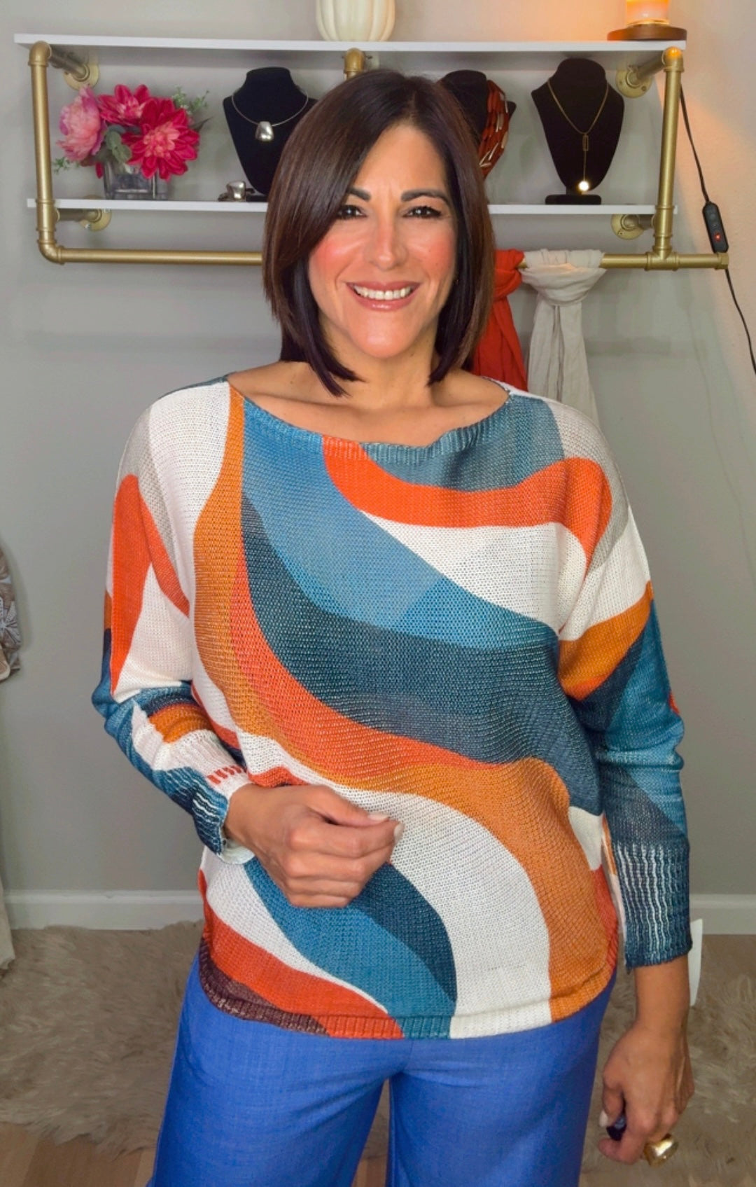 Italian Knit Stamped