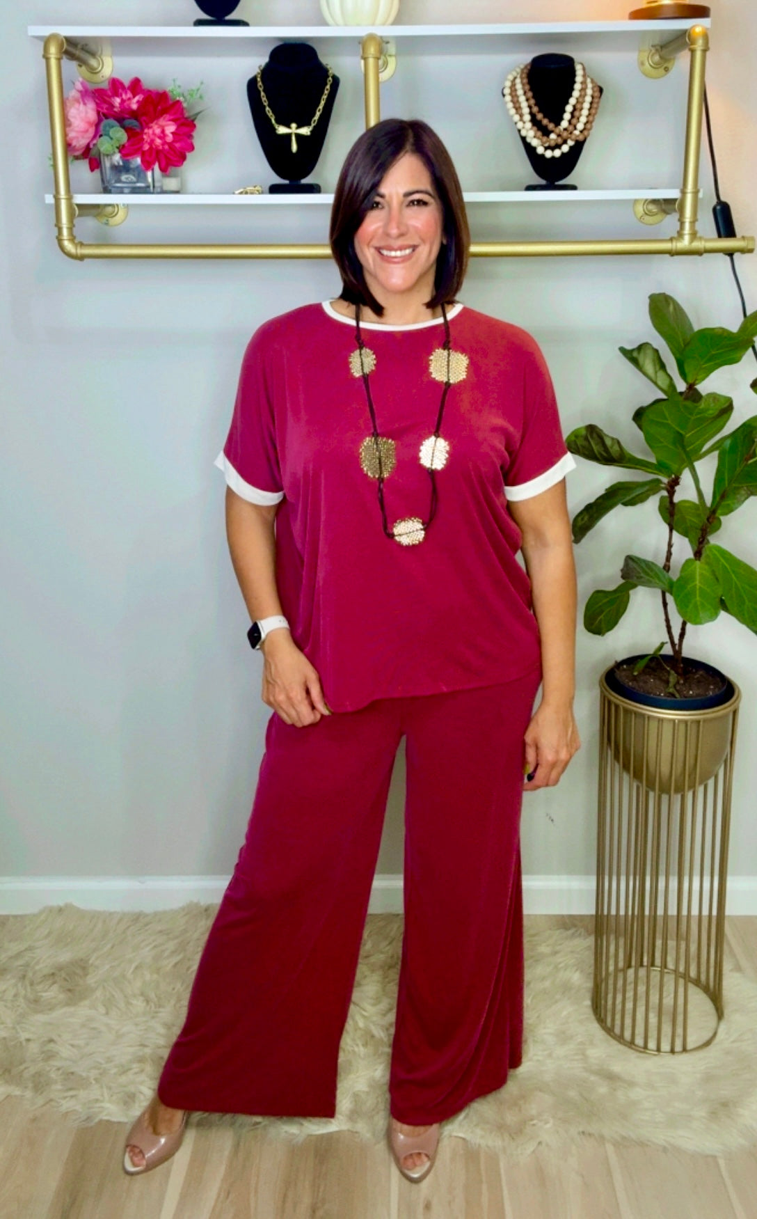 Italian Traveler Pant Set