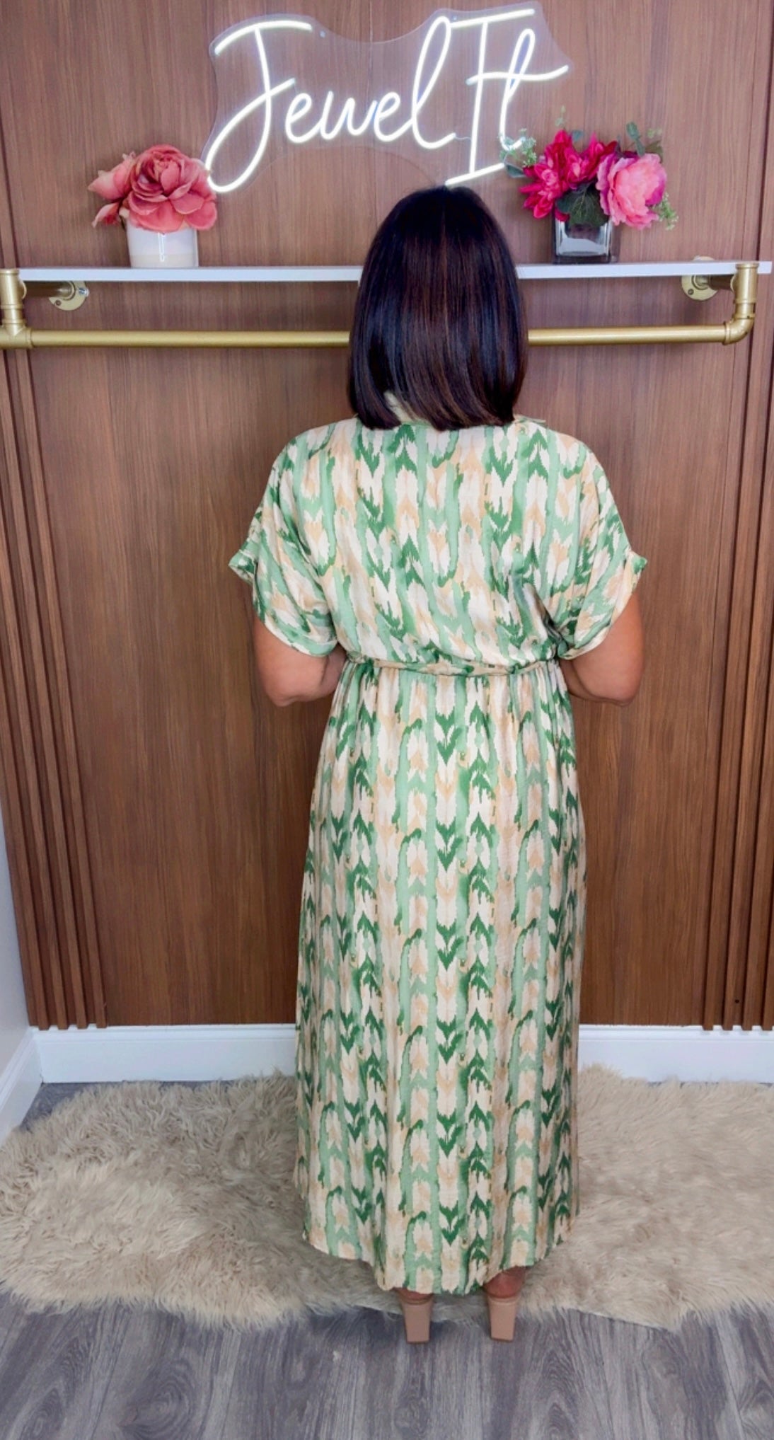 Italian Adjustable Waist Dress