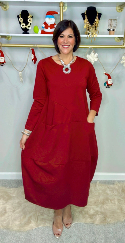 Italian Globe Midi Dress