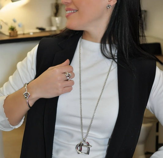 Twisted Heart 4 Pieces Set