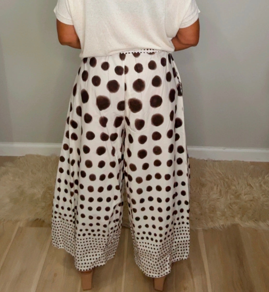 Italian Polka Dots Barrel Pant