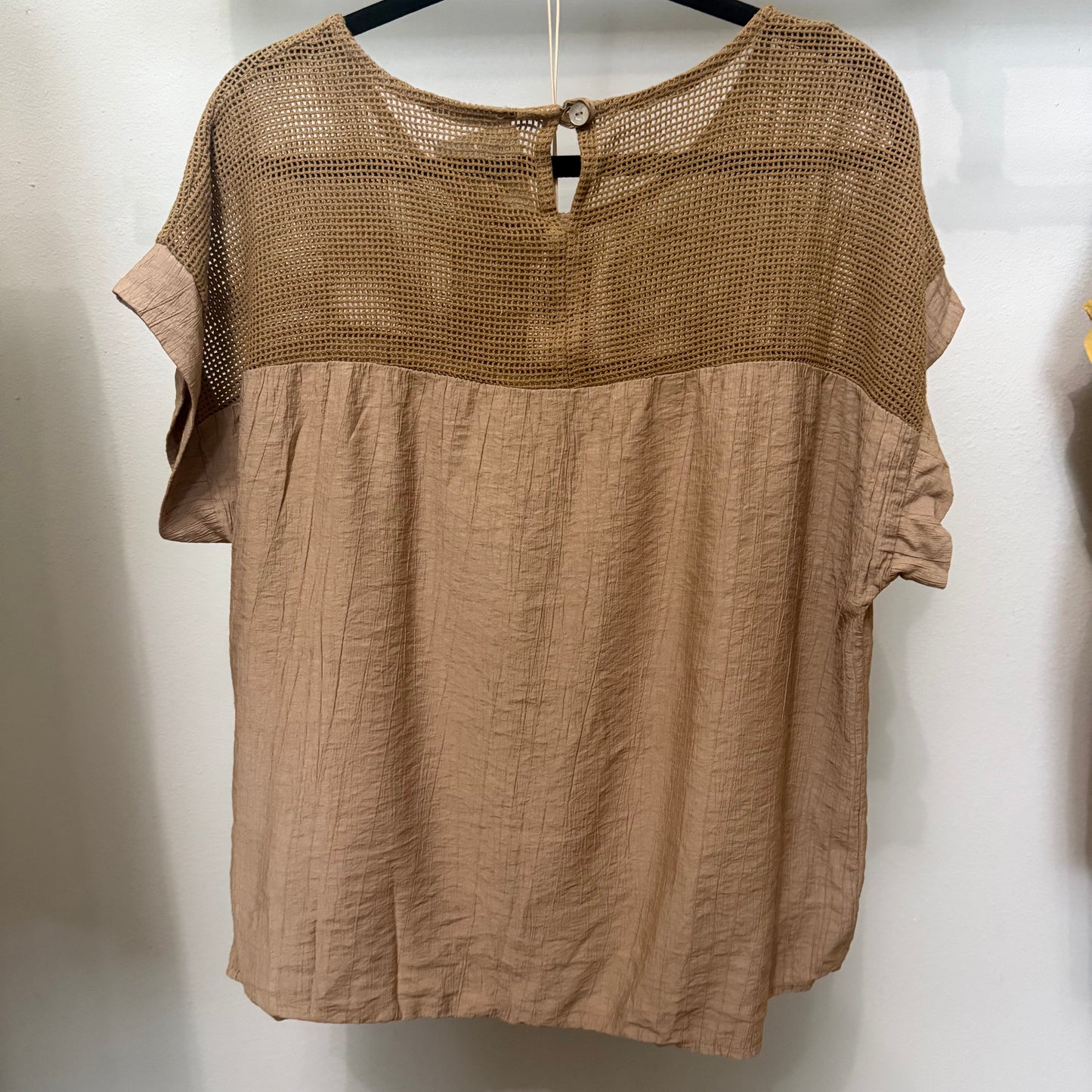 Italian Top Mesh Blouse